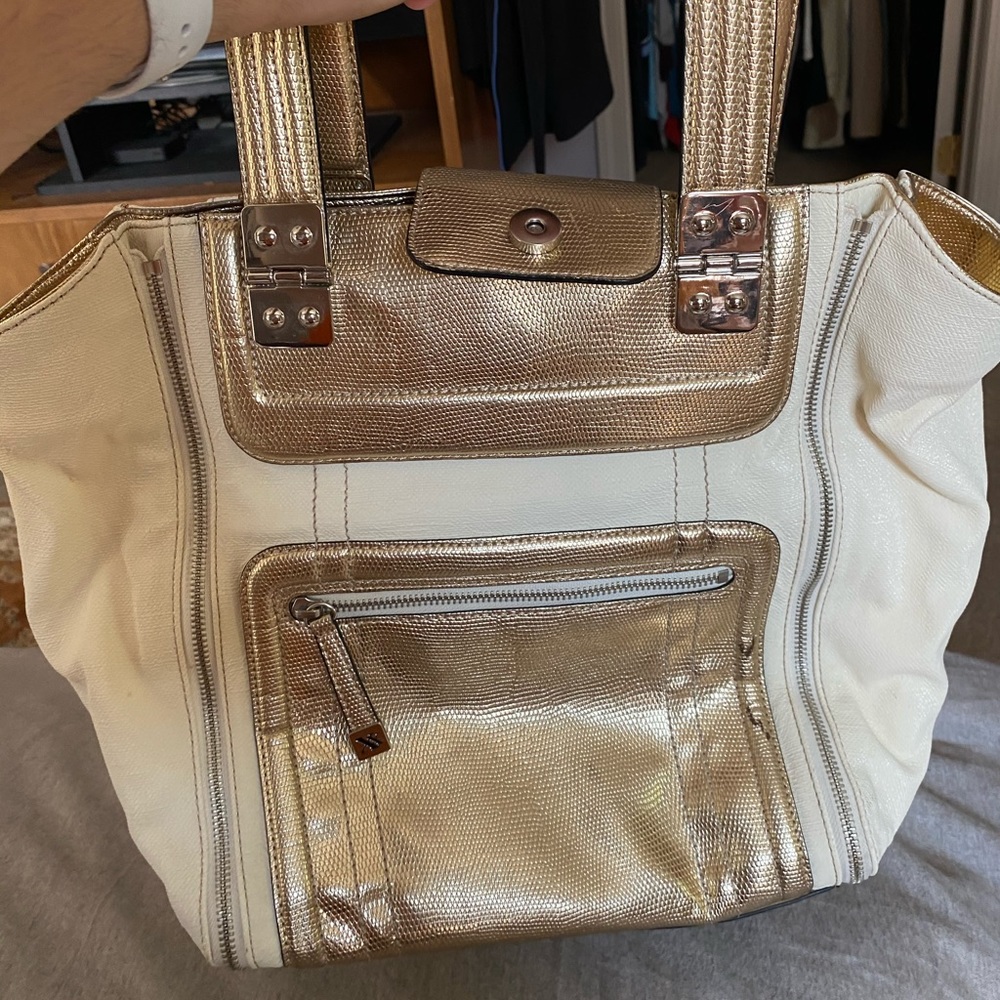Metallic boho purse